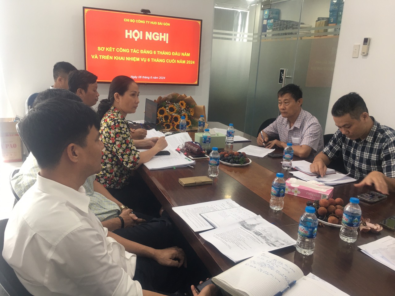 HỘI NGHỊ  SƠ KẾT CÔNG TÁC ĐẢNG 6 THÁNG ĐẦU NĂM  VÀ TRIỂN KHAI NHIỆM VỤ 6 THÁNG CUỐI NĂM 2024